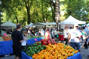 オーガニック野菜や果物のマーケット